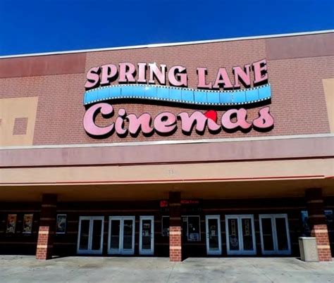 Spring Lane Cinemas; Closes in 8 h 56 min. Spring Lane Cinemas opening hours. Updated on May 3, 2023 +1 919-745-1409. Call: +1919-745-1409. Route planning . Website . Spring Lane Cinemas opening hours. Closes in 8 h 56 min. Updated on May 3, 2023. Opening Hours. Hours set on May 2, 2023. Friday. 0:15 PM - 10:00 PM. Saturday. 0:15 …